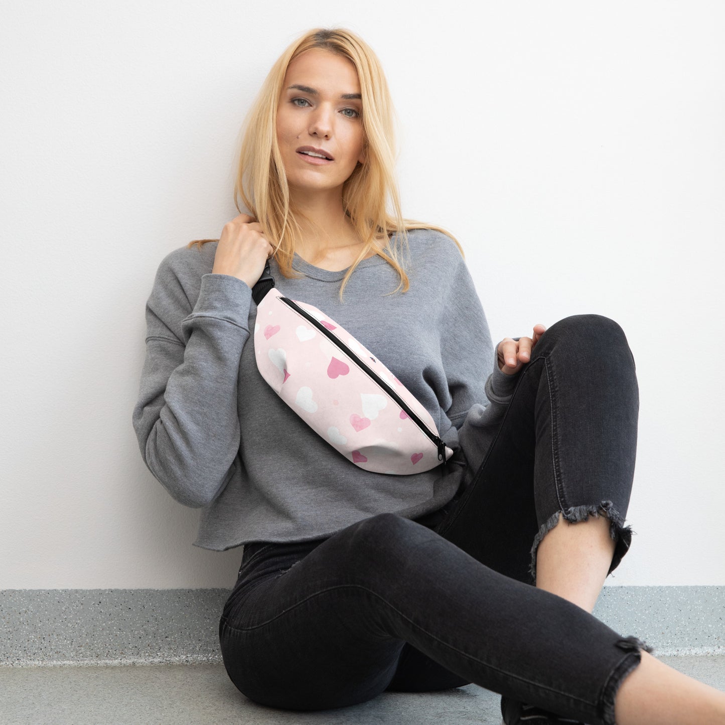 Vanwear Unisex Sling Bag - Pink Passion