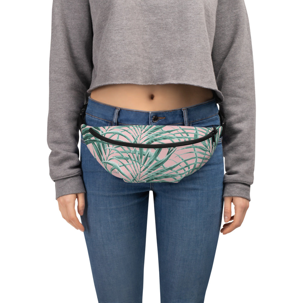 Vanwear Unisex Sling Bag - Floral Palms