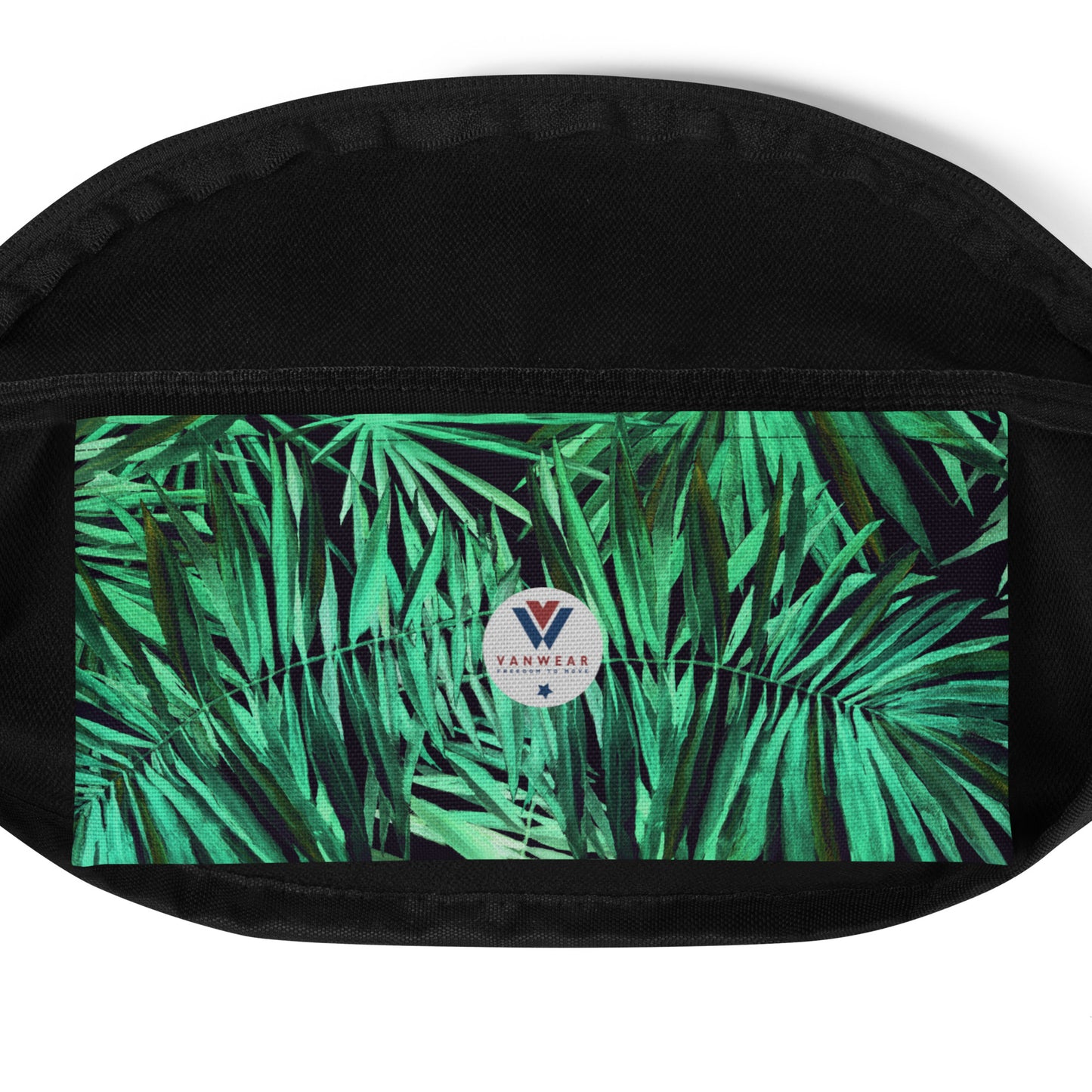 Vanwear Unisex Sling Bag - Palm Leaves
