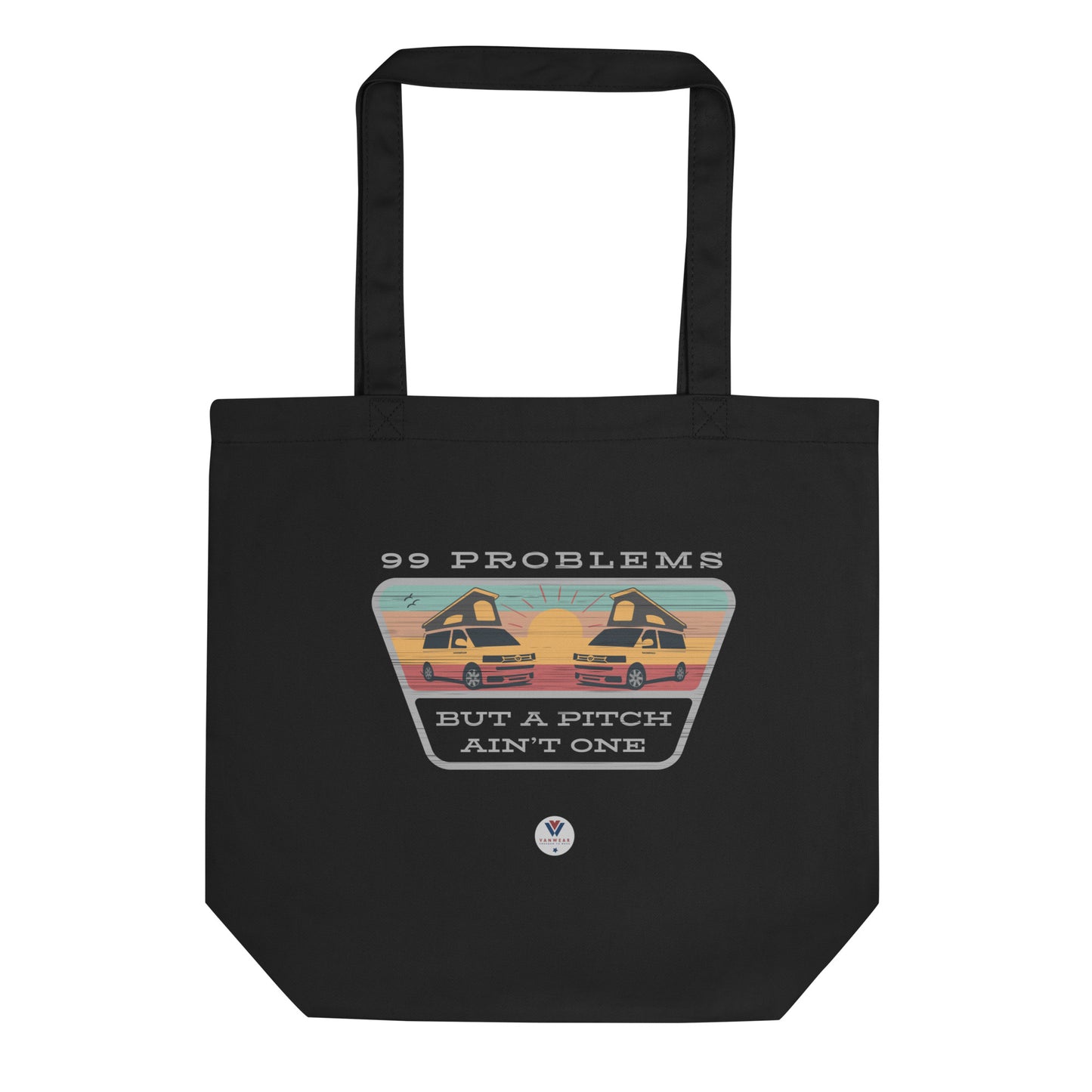 Vanwear Van Life Organic Tote Bag - 99 Problems The Twins