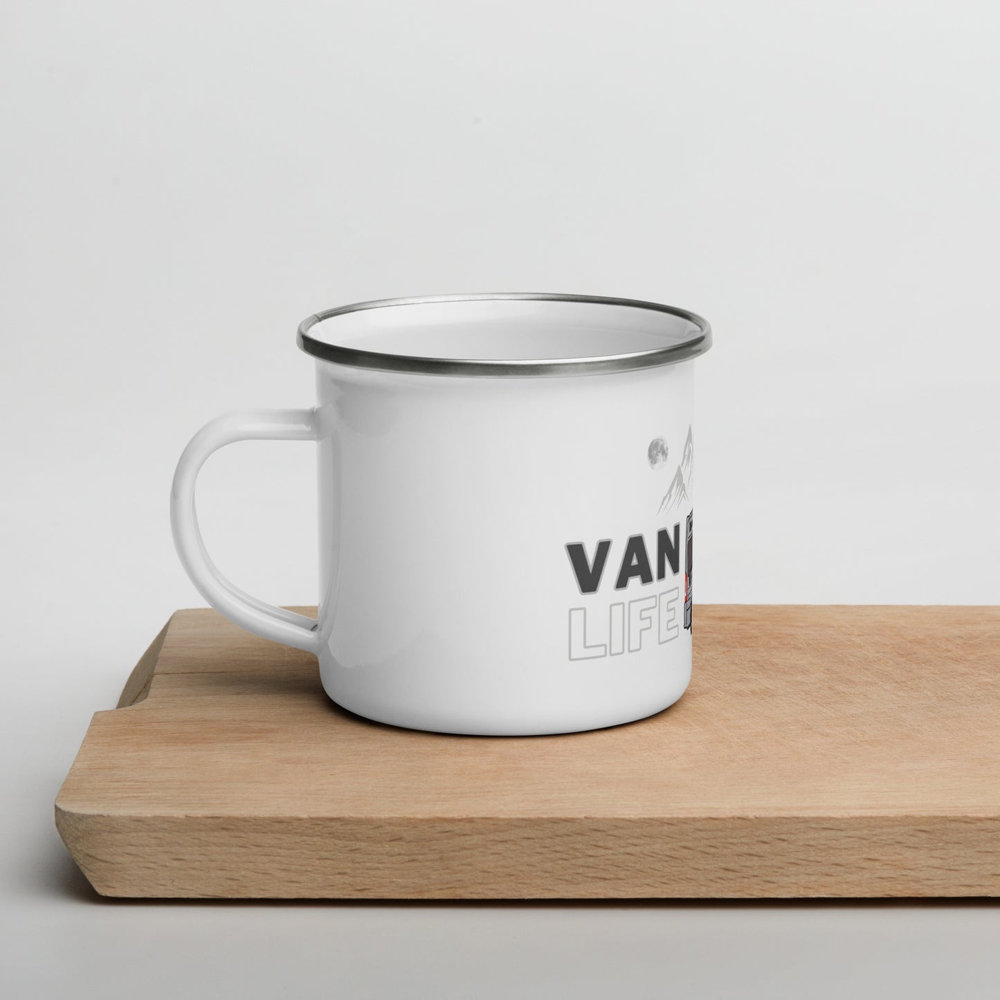 Vanwear Enamel Motorhome / Campervan Travel Mug - Boxer Style