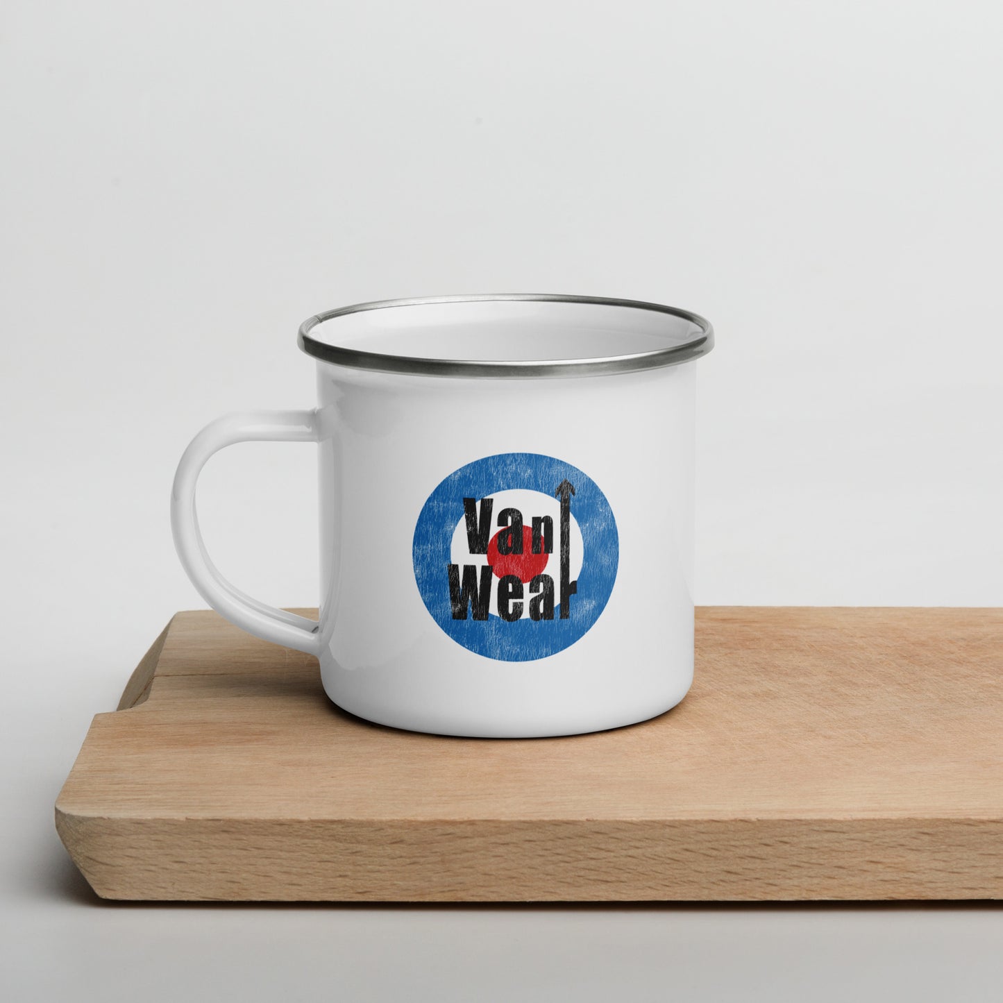 Vanwear Enamel Travel Mug - Who?