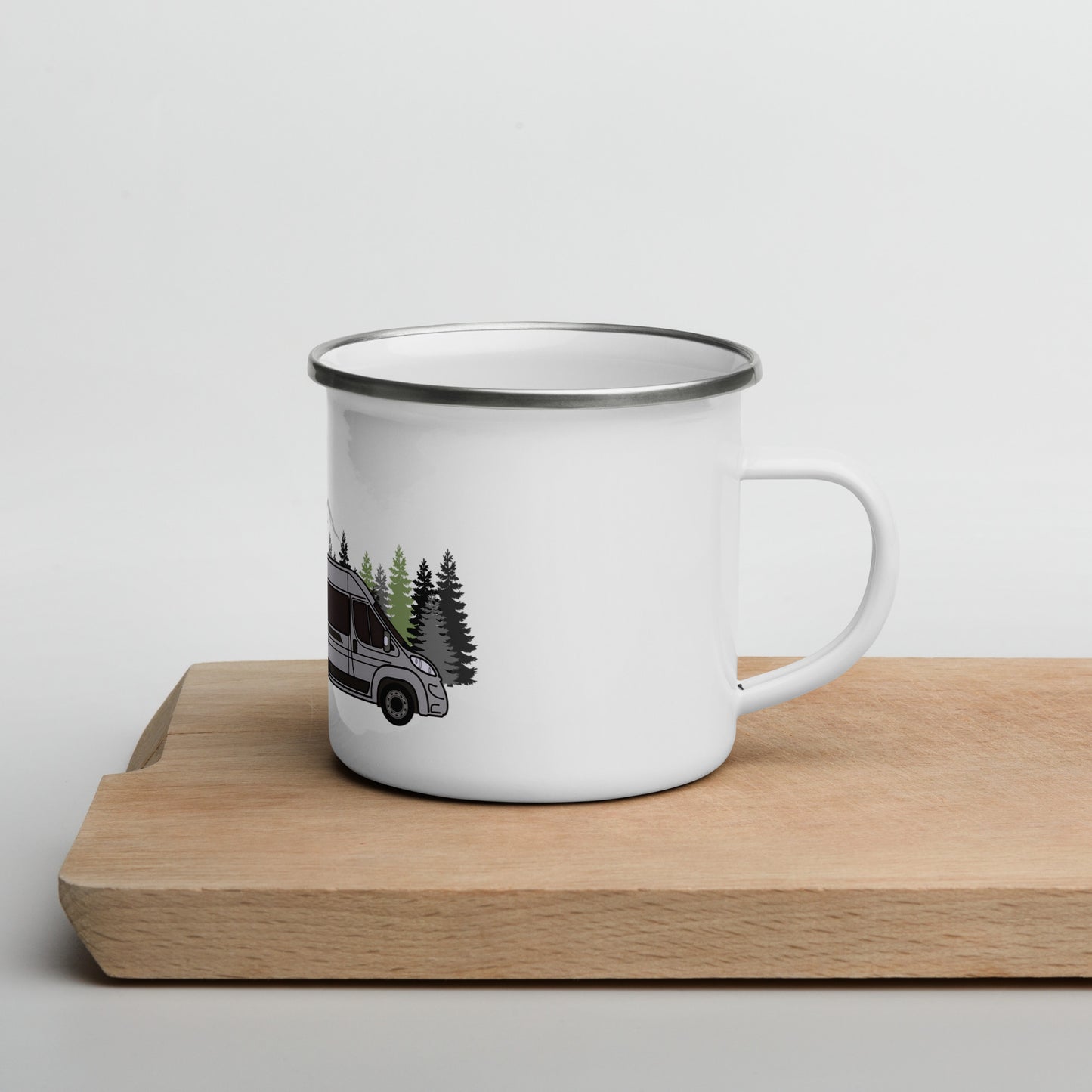 Vanwear Enamel Motorhome / Campervan Travel Mug - Boxer Style