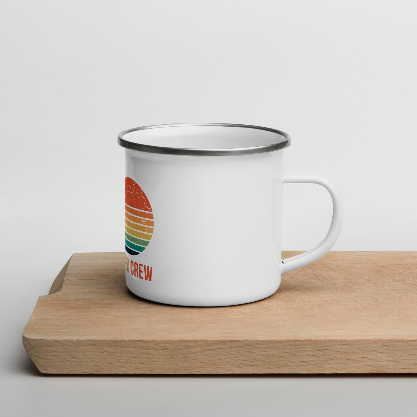Vanwear Enamel Travel Mug - Camper Crew Sunset