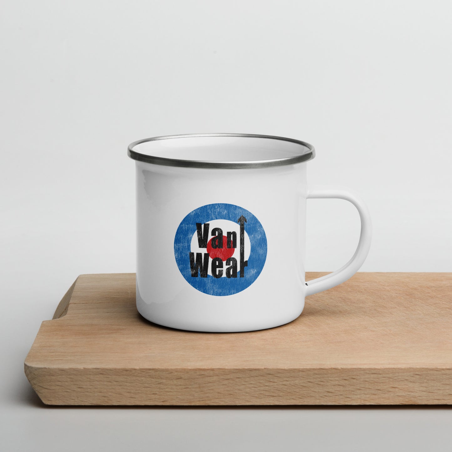 Vanwear Enamel Travel Mug - Who?
