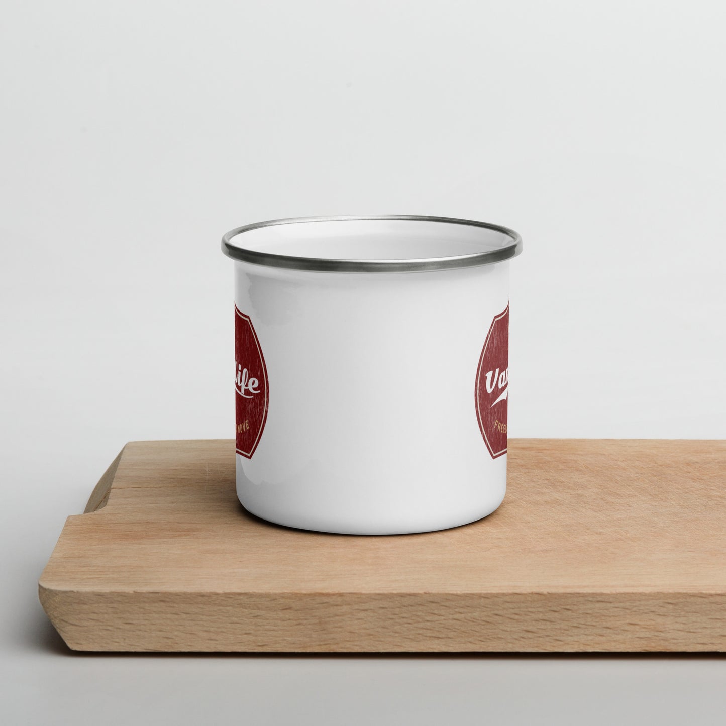 Vanwear Van Life Enamel Travel Mug - Gold Star