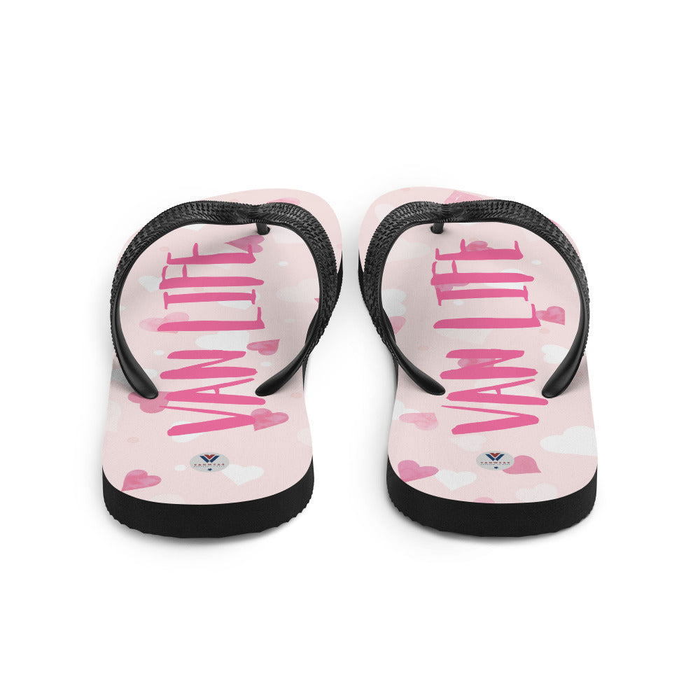 Vanwear Van Life Flip-Flops - Pink Passion
