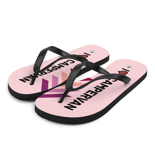 Vanwear Van Life Flip-Flops - Campervan Love Pink