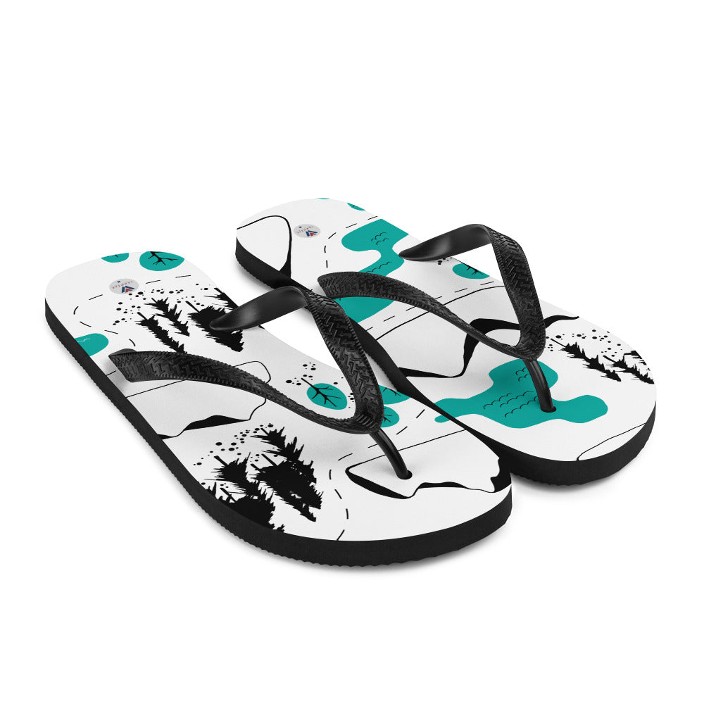 Vanwear Van Life Flip-Flops - Great Outdoors