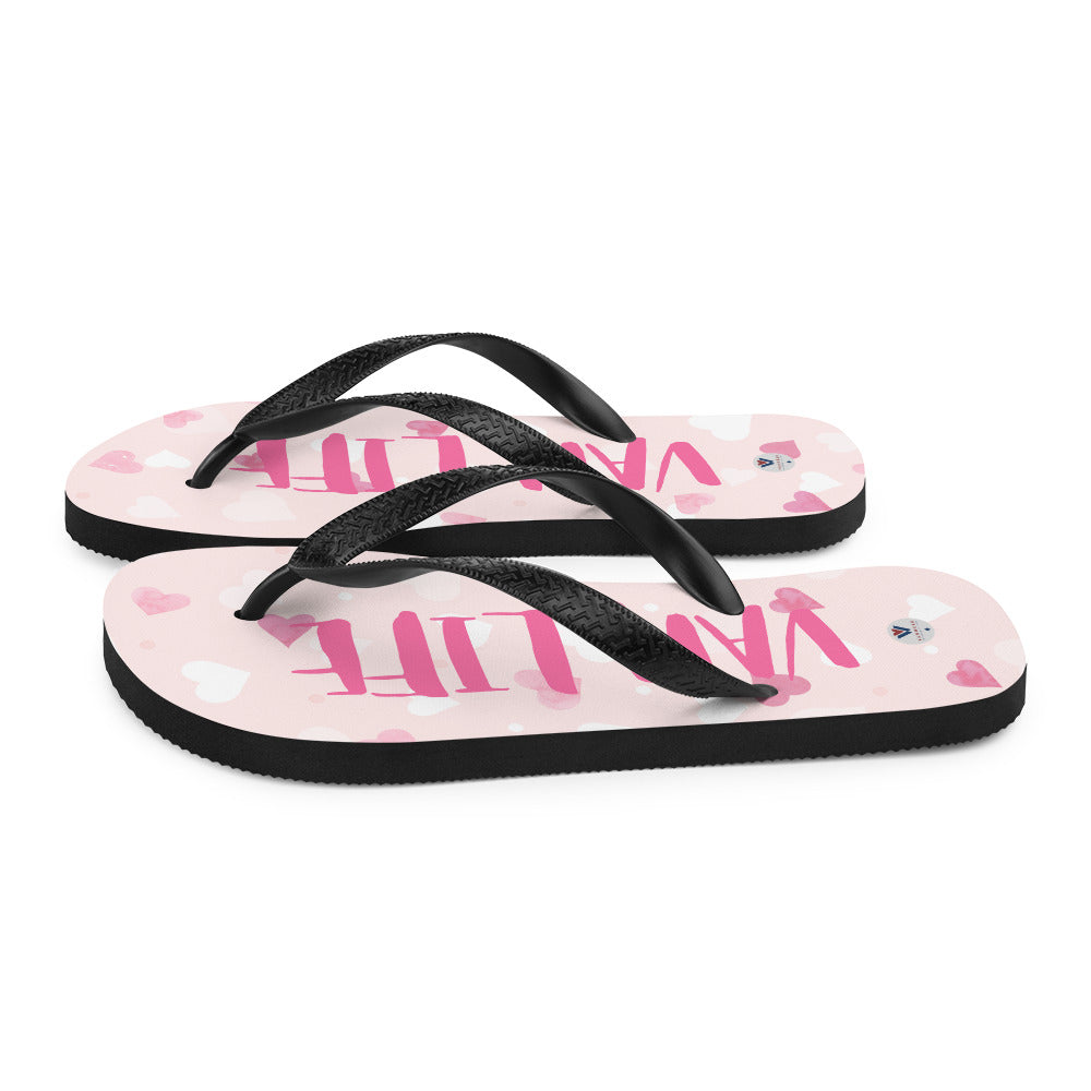 Vanwear Van Life Flip-Flops - Pink Passion