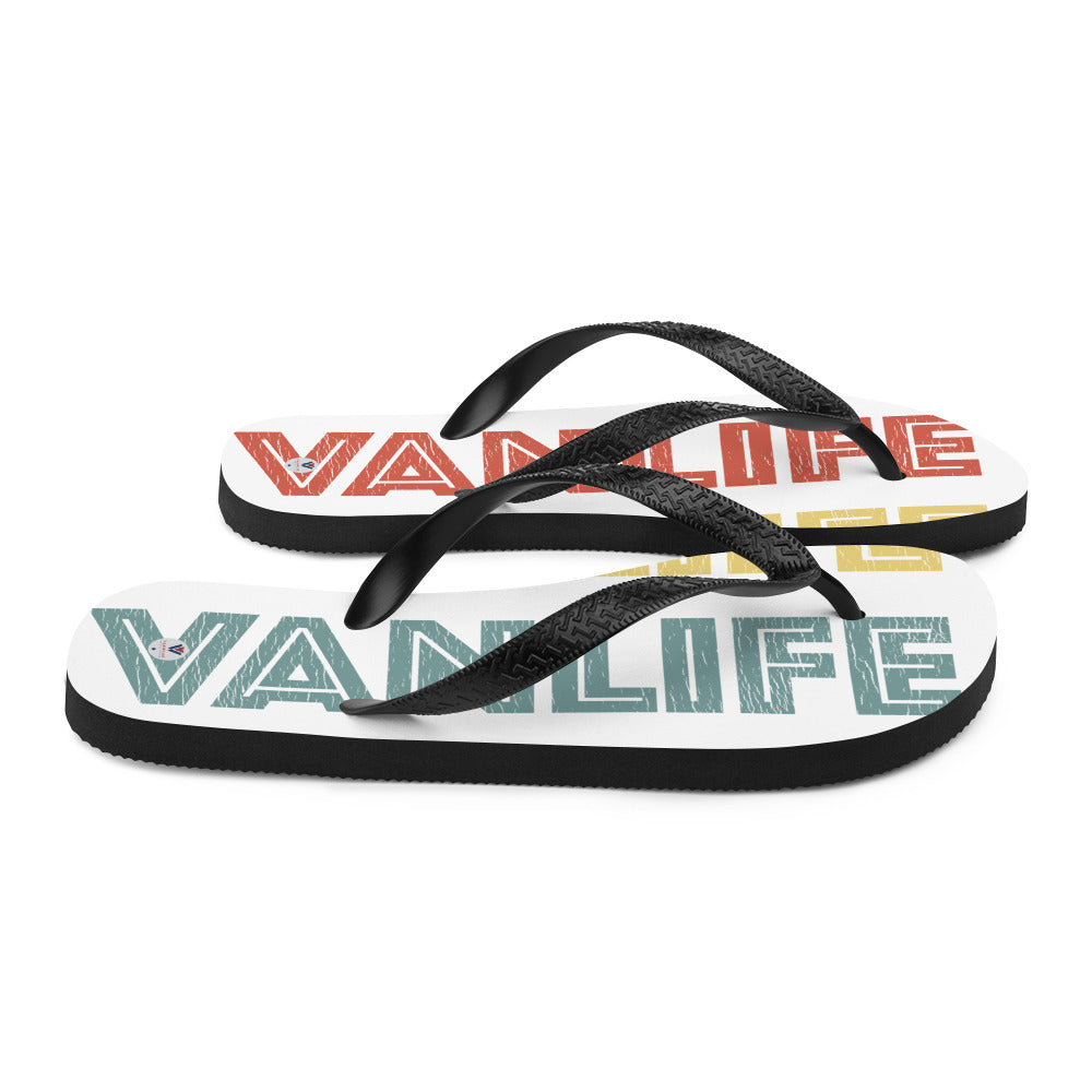 Vanwear Van Life Flip-Flops - Vintage Lines