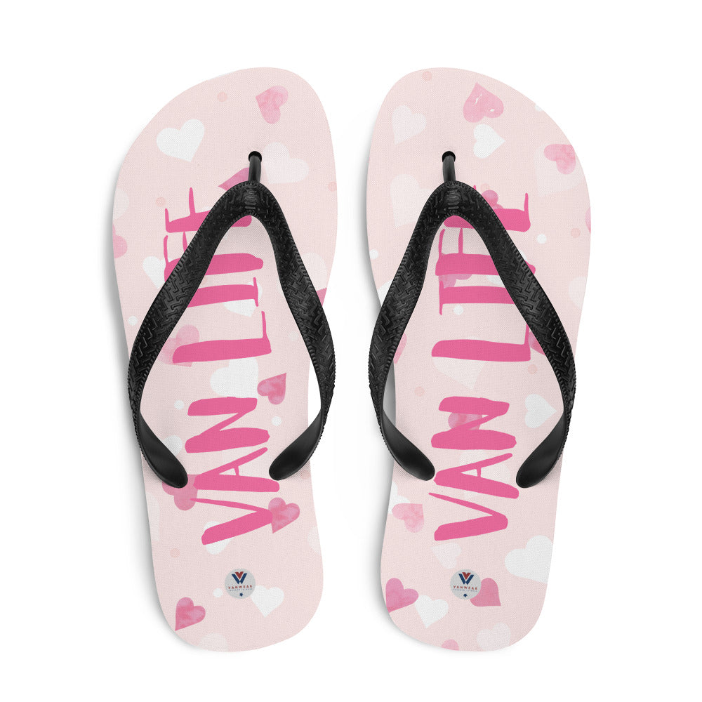 Vanwear Van Life Flip-Flops - Pink Passion