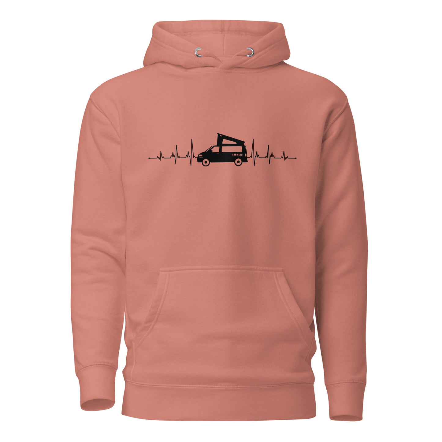 Vanwear VW T5 T6 Heartbeat Unisex Campervan Hoodie