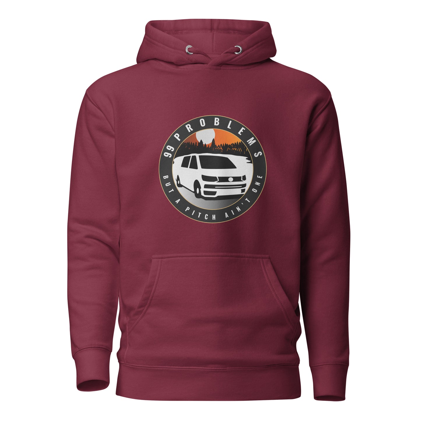 Vanwear VW T5 99 Problems Campervan Hoodie - Lakeside