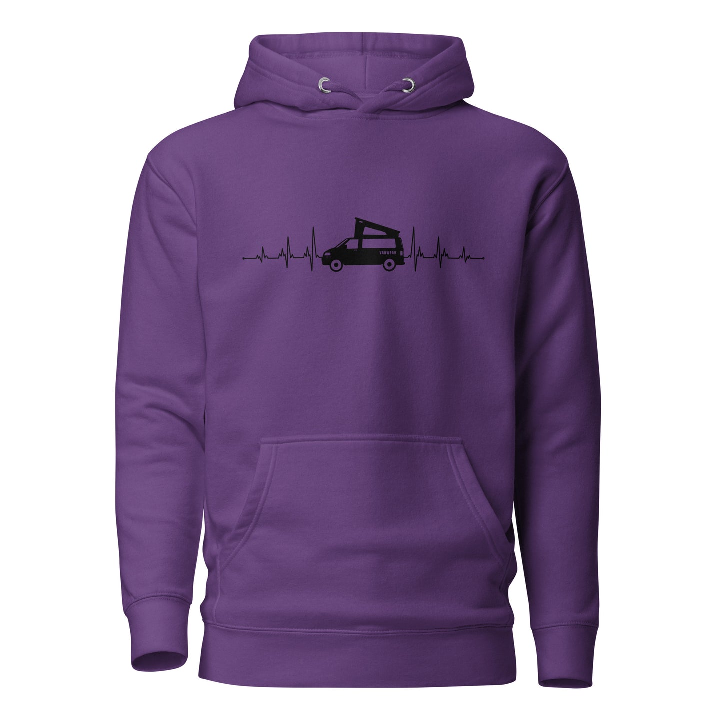 Vanwear VW T5 T6 Heartbeat Unisex Campervan Hoodie