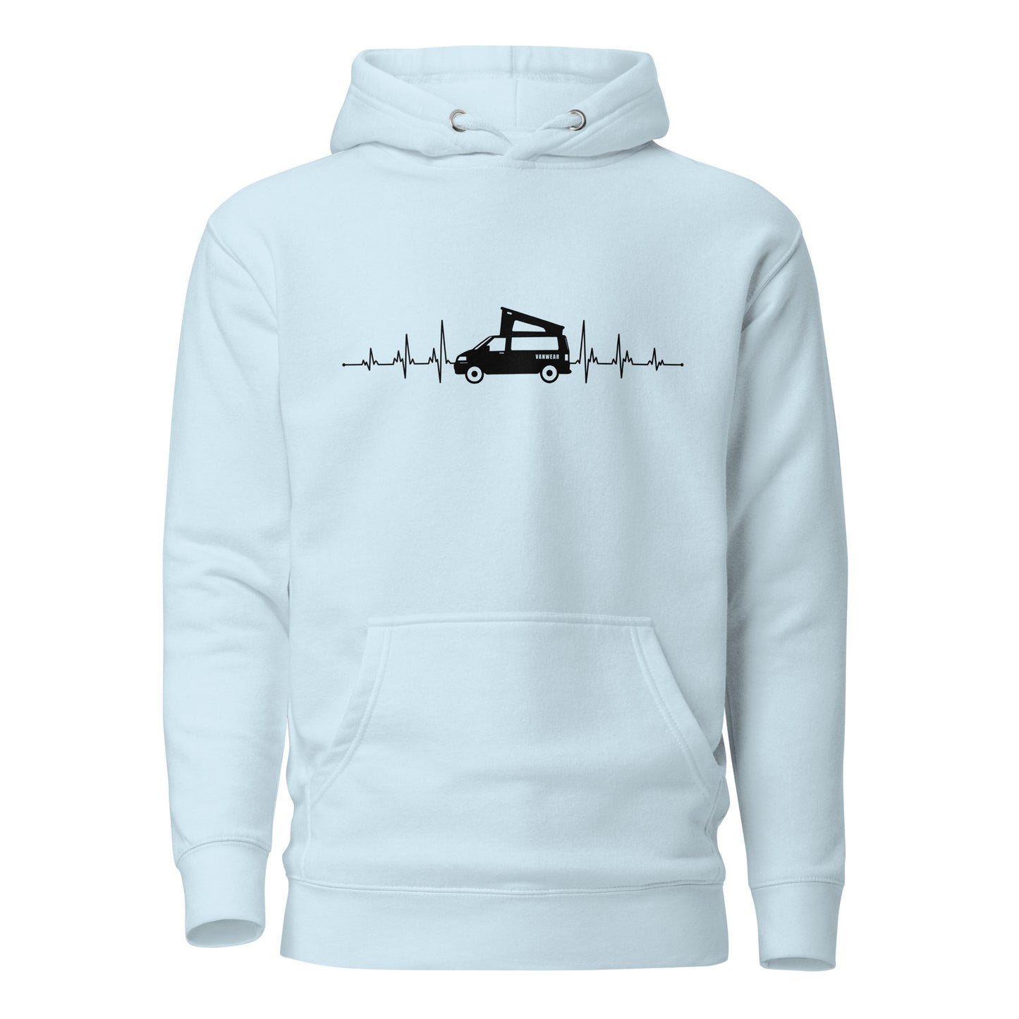 Vanwear VW T5 T6 Heartbeat Unisex Campervan Hoodie