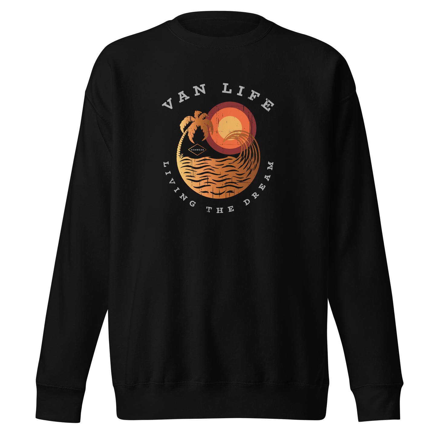 Vanwear Van Life Sweatshirt - Sunset Wave