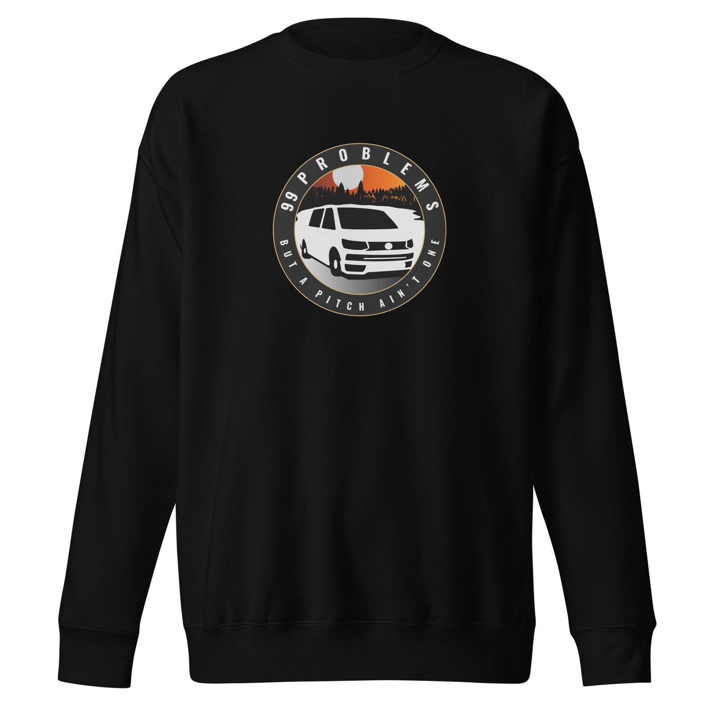 Vanwear Volkswagen VW T5 99 Problems Campervan Sweatshirt - Lakeside