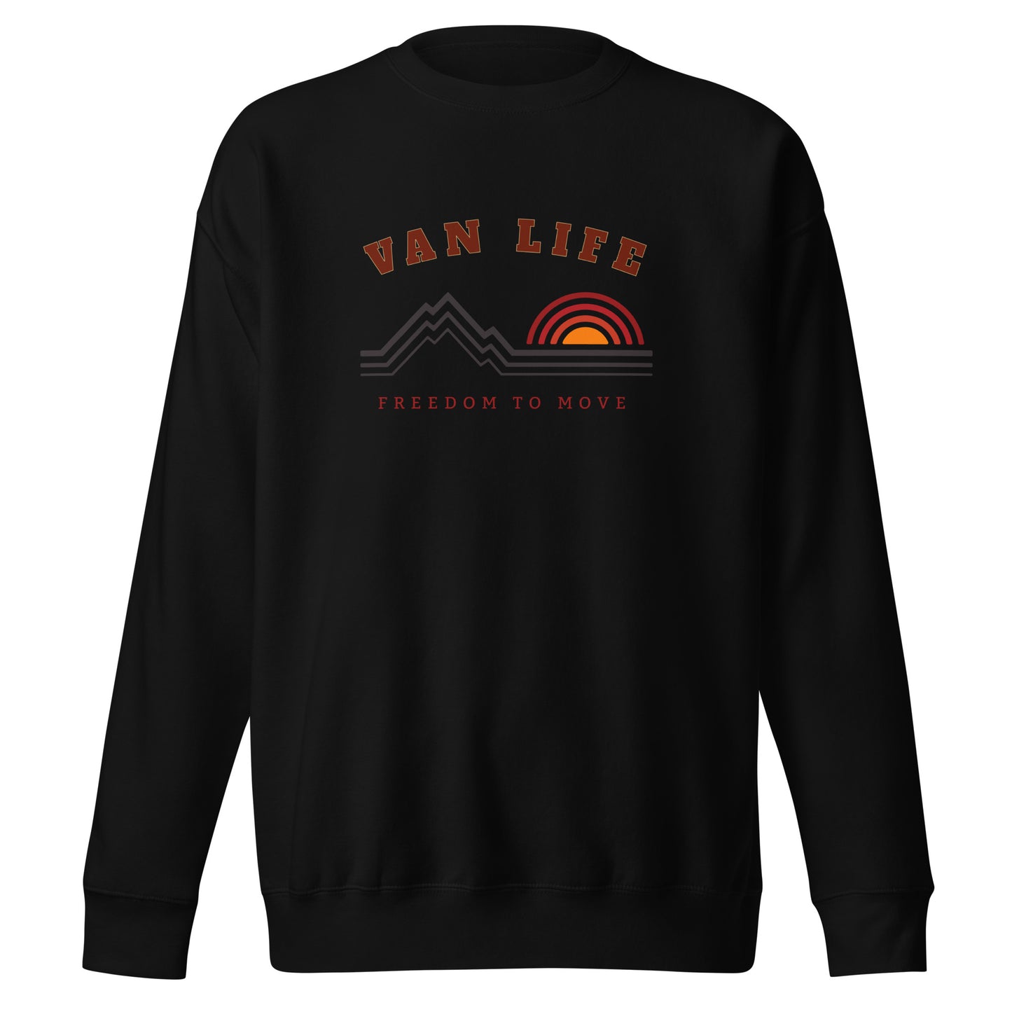 Vanwear Van Life Sweatshirt - Mountain Peaks