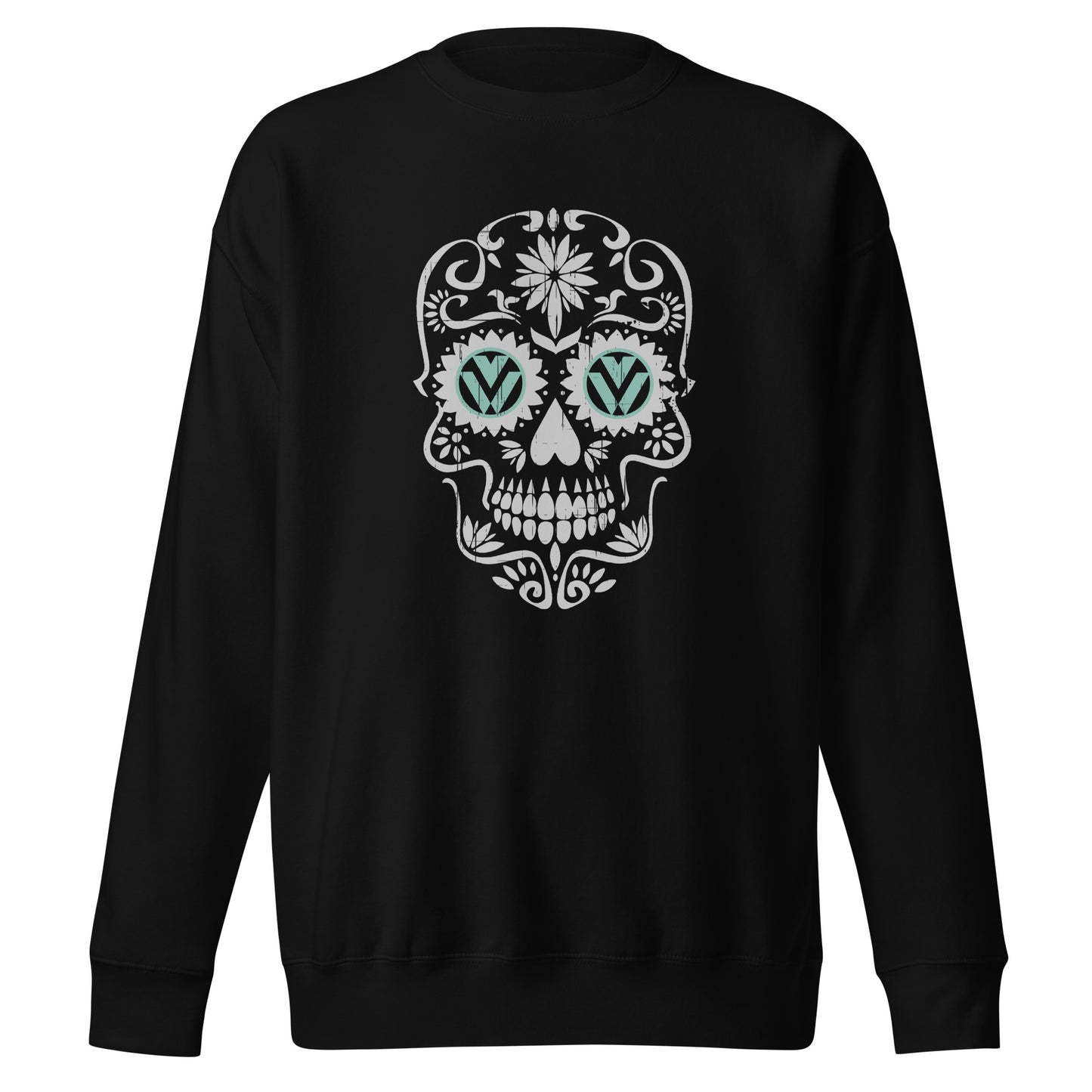 Vanwear Sugar Candy Skull VW Campervan Sweatshirt
