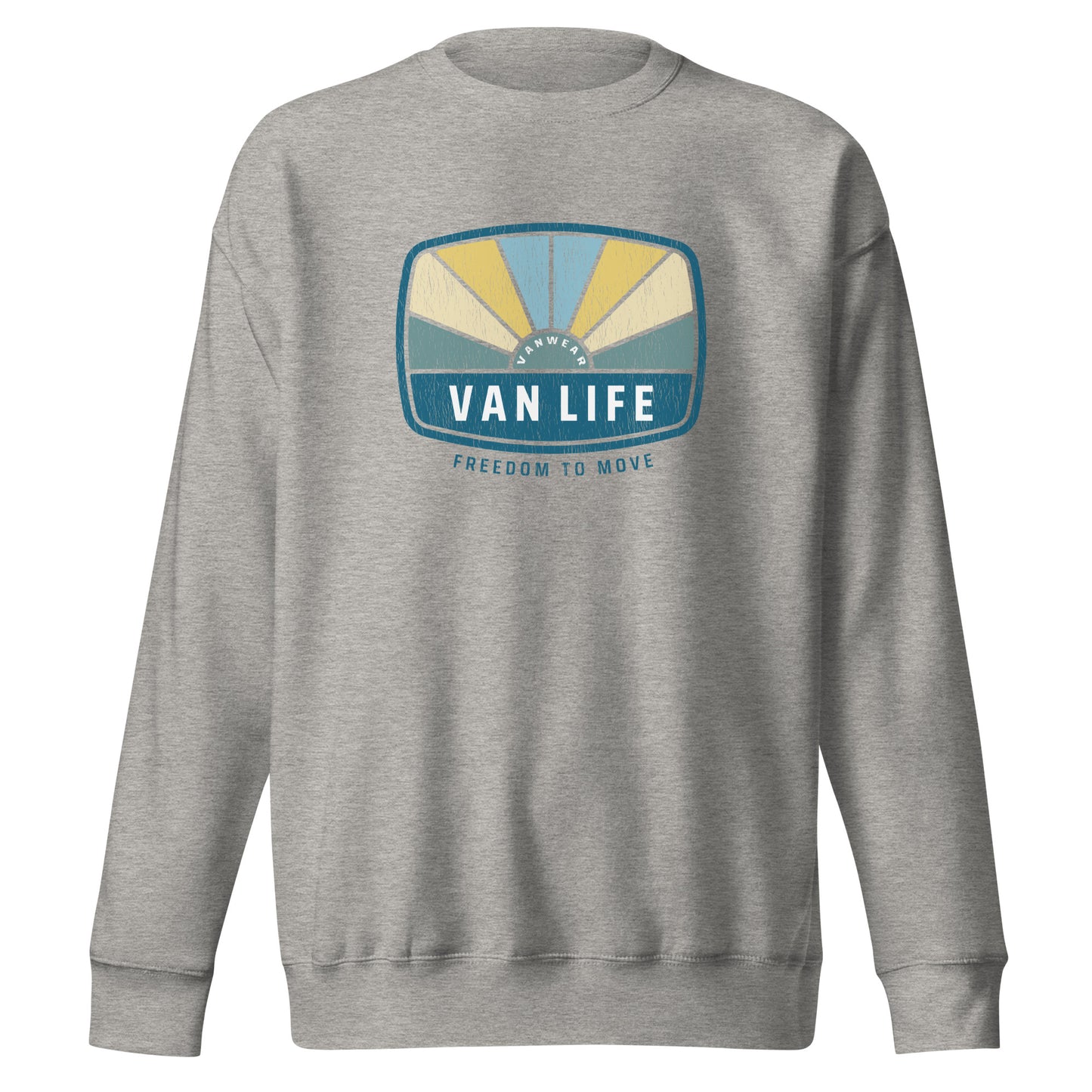 Vanwear Van Life Unisex Campervan Sweatshirt - Sunrays