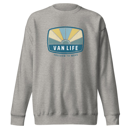 Vanwear Van Life Unisex Campervan Sweatshirt - Sunrays