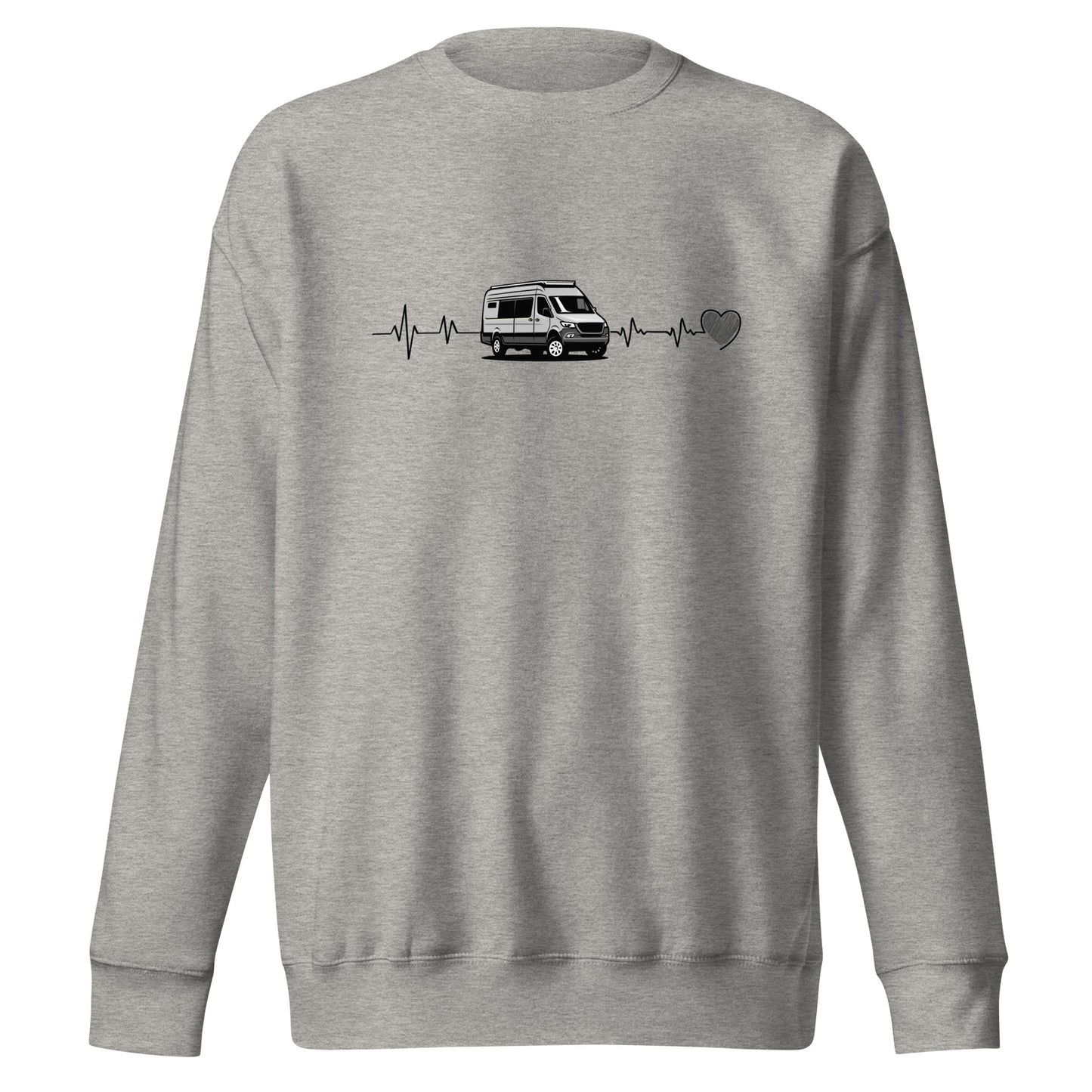 Vanwear Campervan / Auto Sleeper / Motorhome Heartbeat Sweatshirt