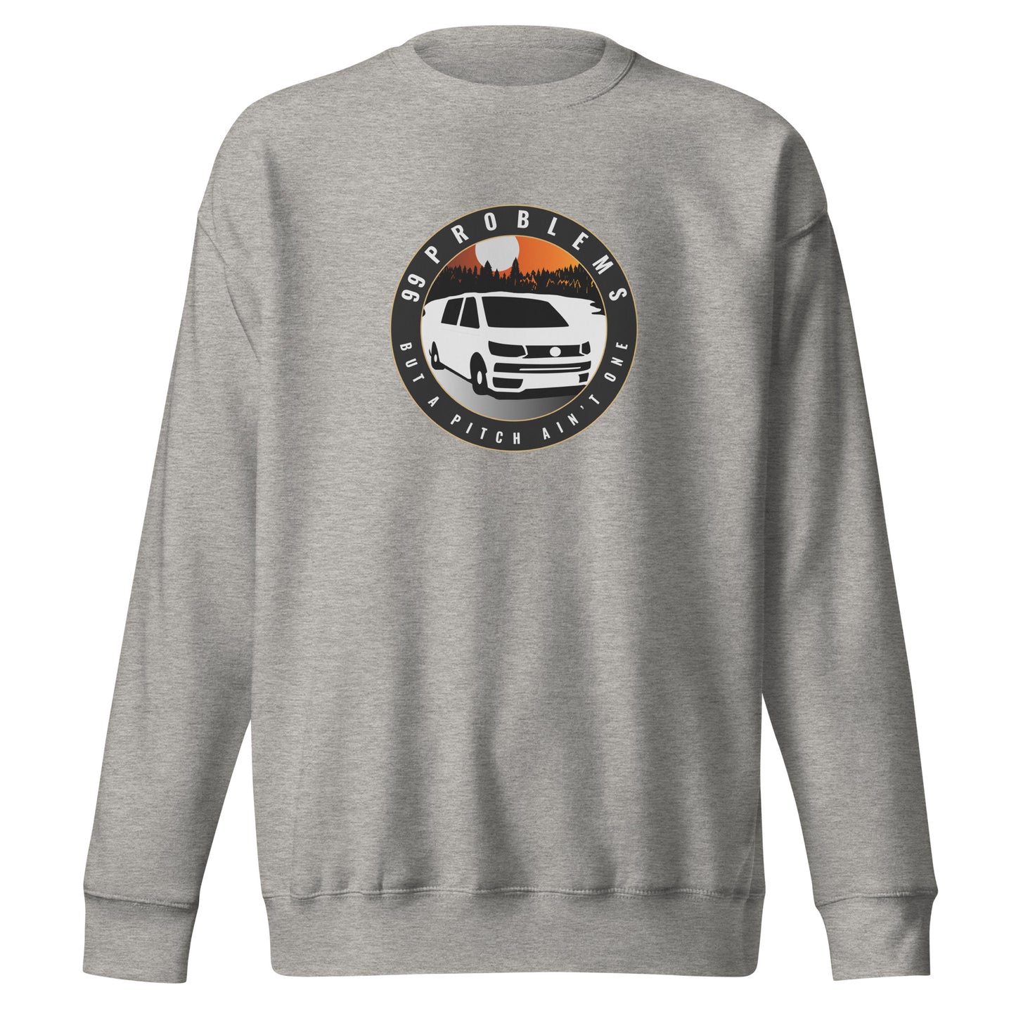 Vanwear Volkswagen VW T5 99 Problems Campervan Sweatshirt - Lakeside