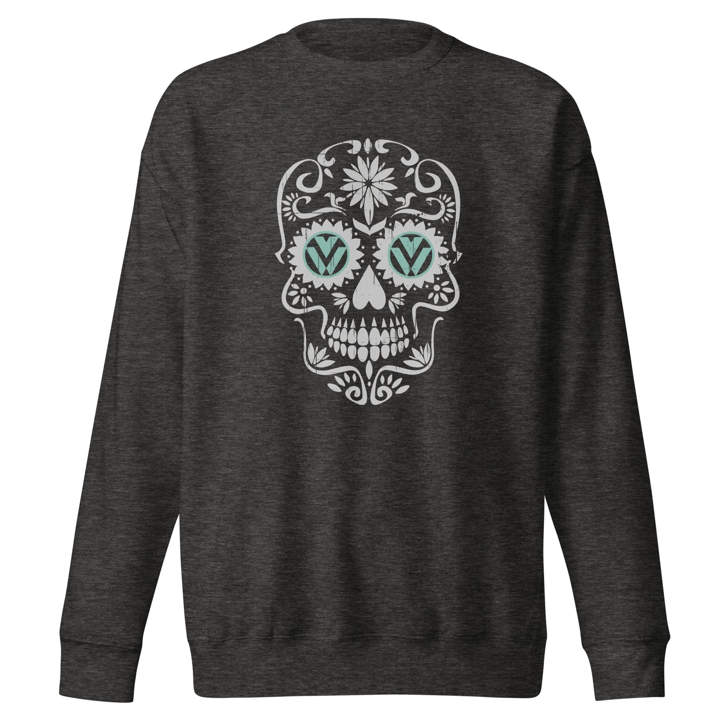 Vanwear Sugar Candy Skull VW Campervan Sweatshirt