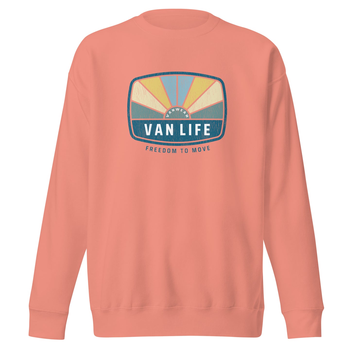 Vanwear Van Life Unisex Campervan Sweatshirt - Sunrays