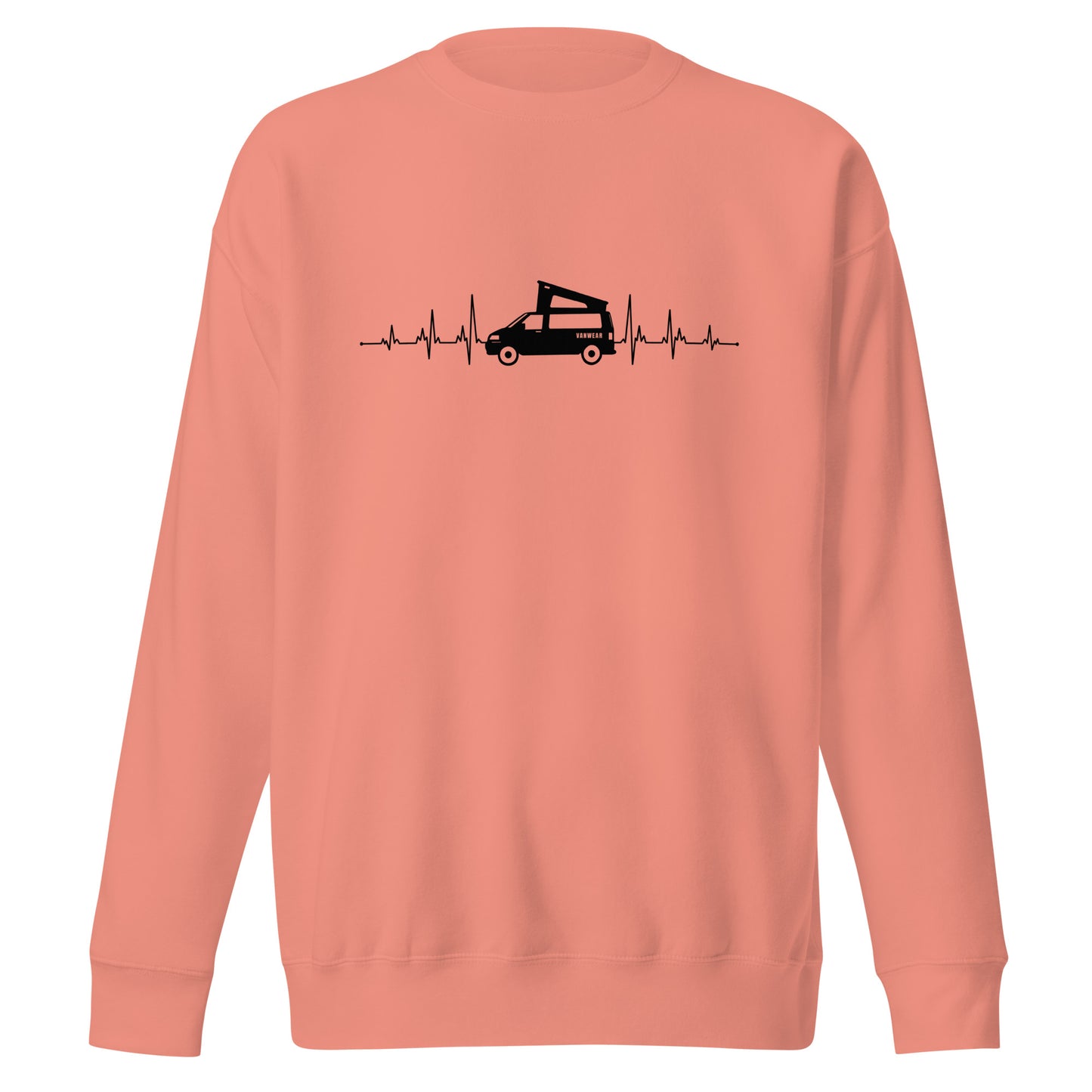 Vanwear Volkswagen VW T5 T6 Heartbeat Campervan Sweatshirt