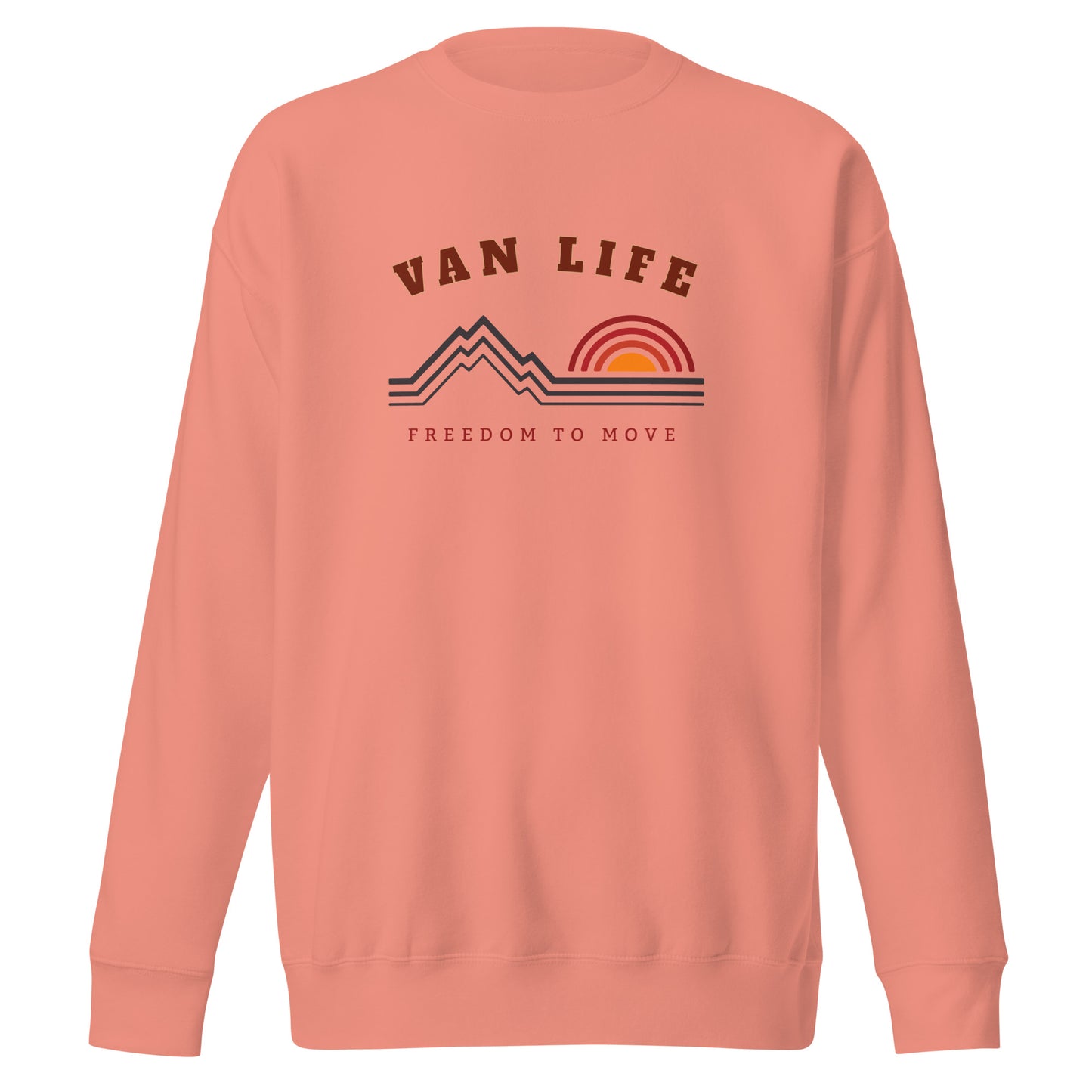 Vanwear Van Life Sweatshirt - Mountain Peaks