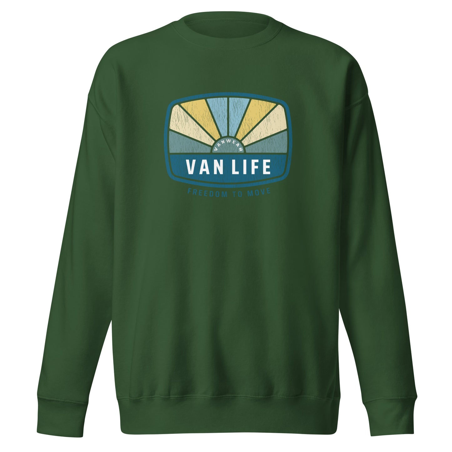 Vanwear Van Life Unisex Campervan Sweatshirt - Sunrays