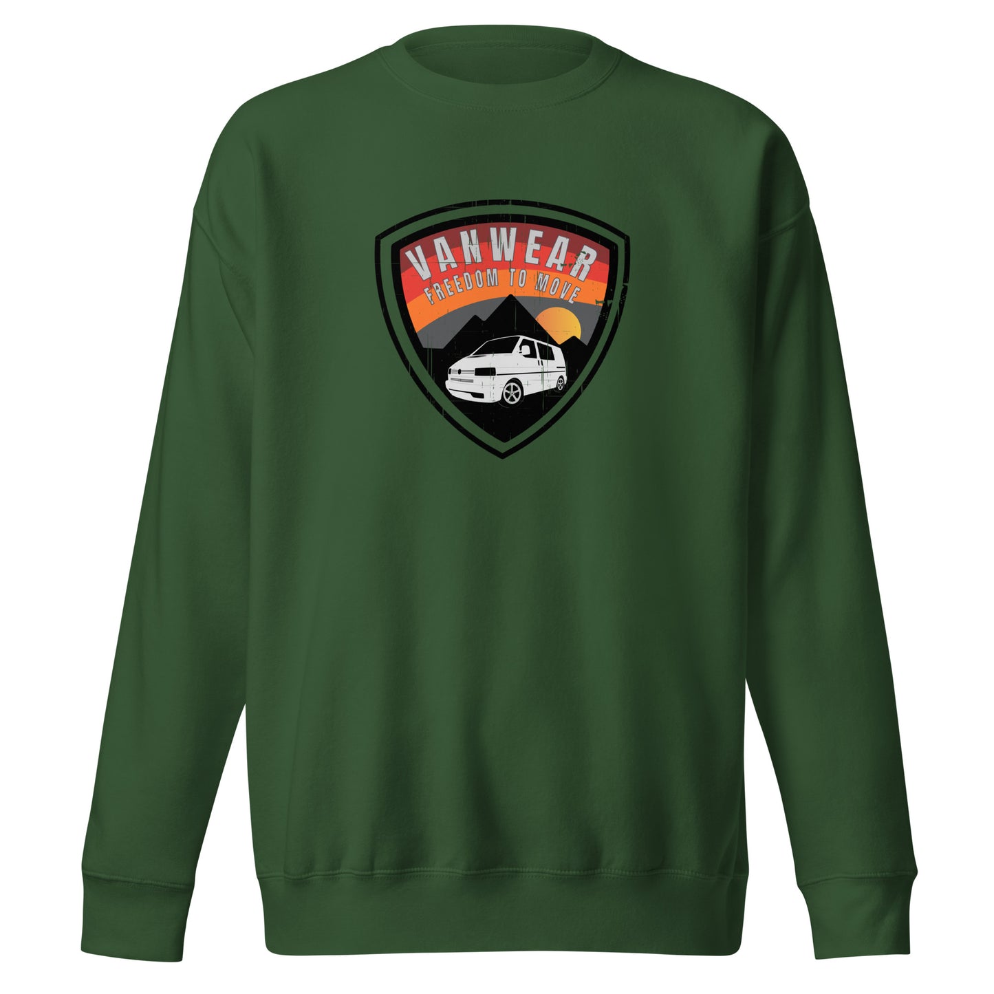 Vanwear Volkswagen VW T4 Campervan Sweatshirt - Explorer Shield