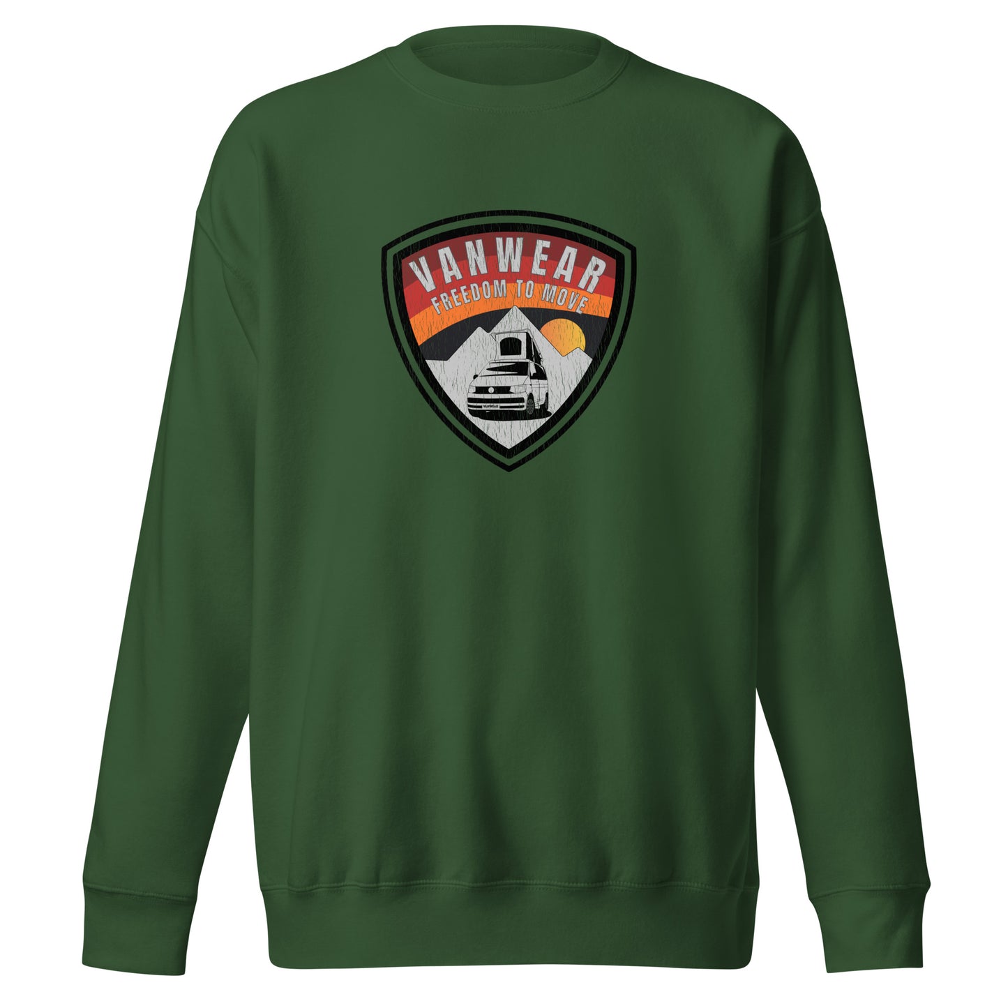 Vanwear Volkswagen VW T5 T6 Campervan Sweatshirt - Explorer Shield