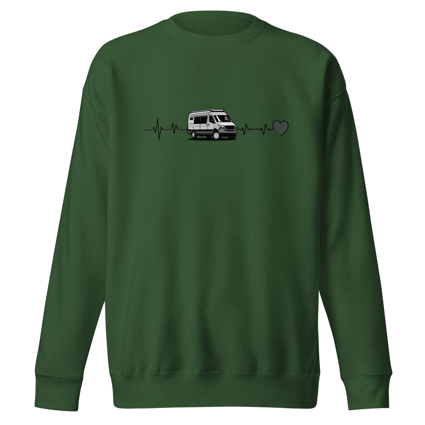 Vanwear Campervan / Auto Sleeper / Motorhome Heartbeat Sweatshirt