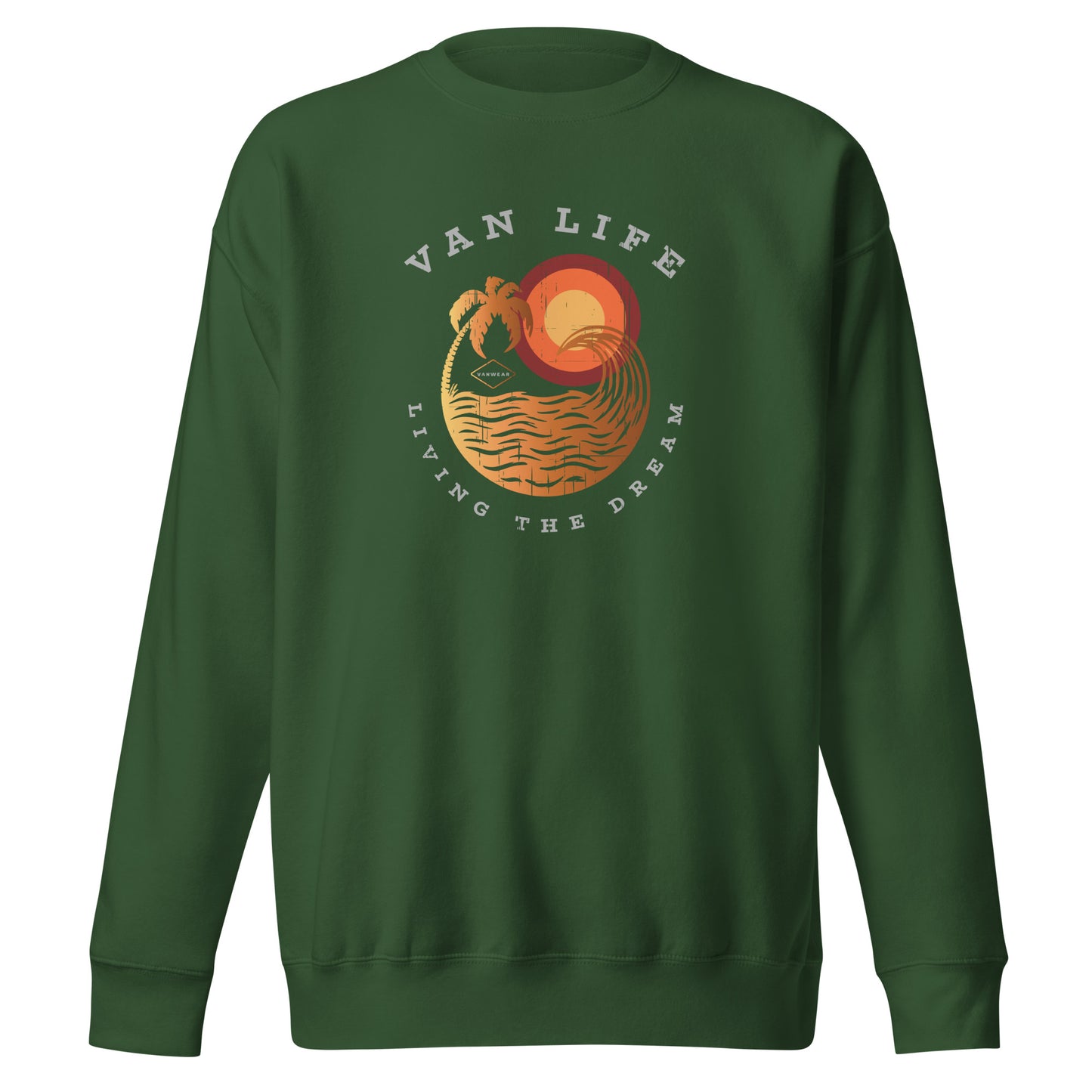 Vanwear Van Life Sweatshirt - Sunset Wave