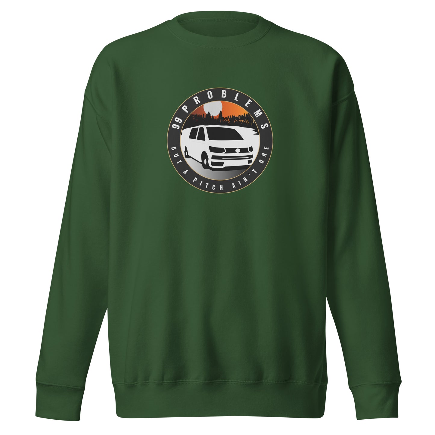 Vanwear Volkswagen VW T5 99 Problems Campervan Sweatshirt - Lakeside