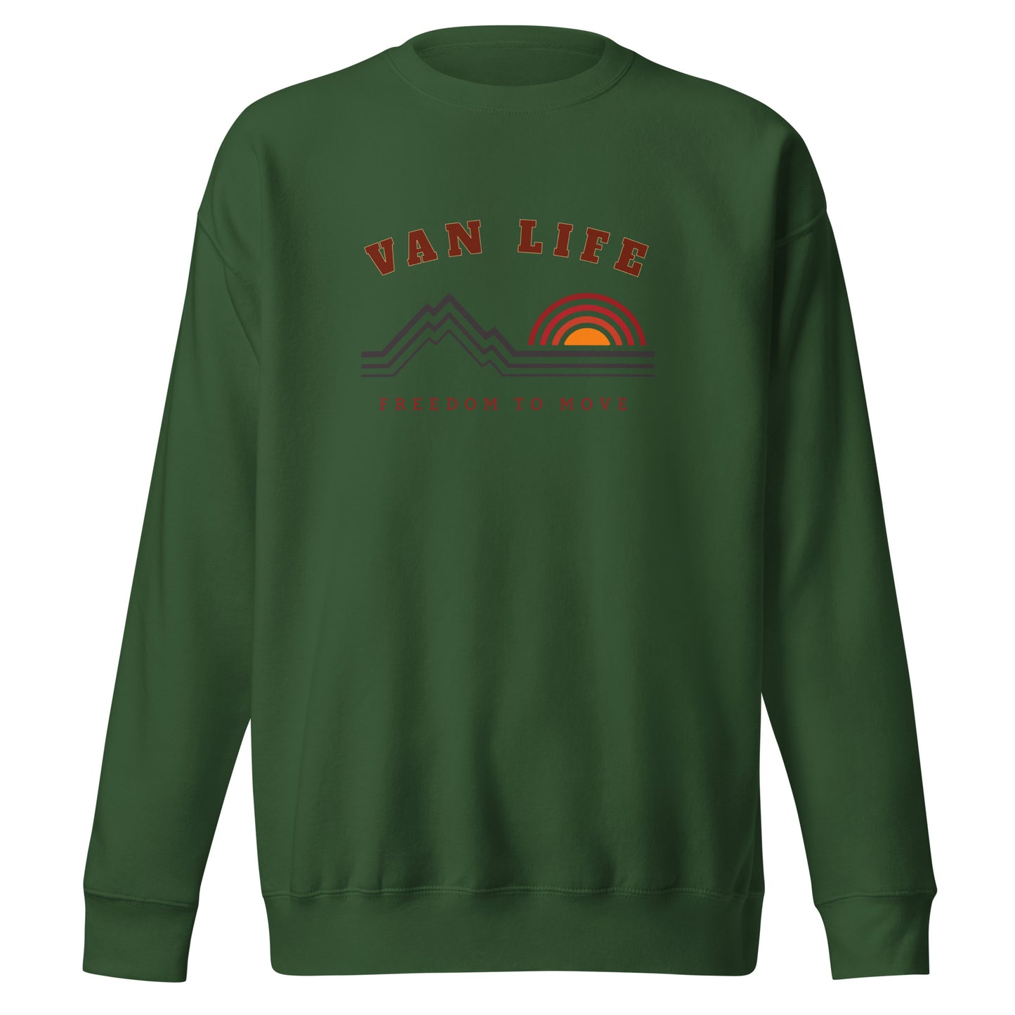 Vanwear Van Life Sweatshirt - Mountain Peaks