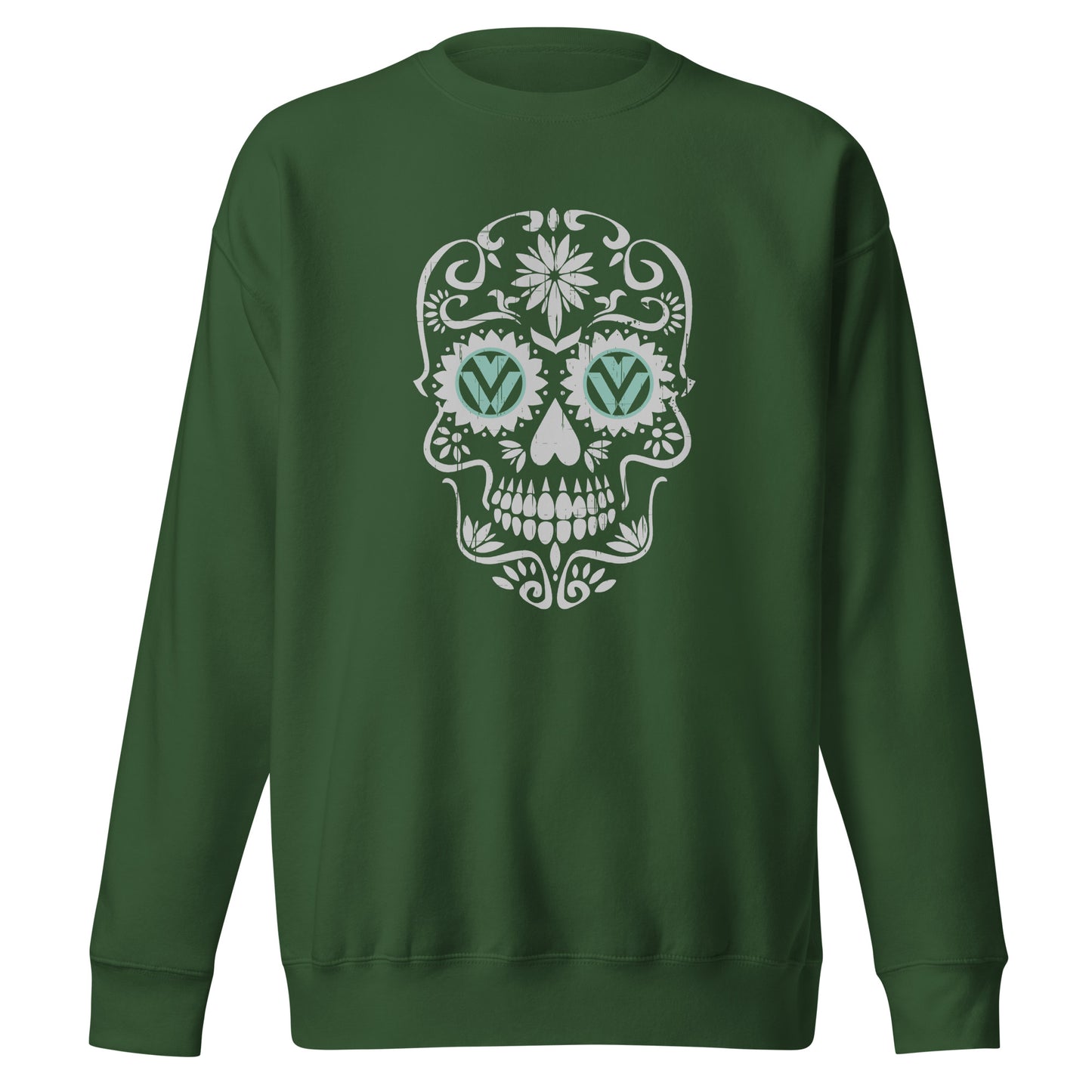 Vanwear Sugar Candy Skull VW Campervan Sweatshirt