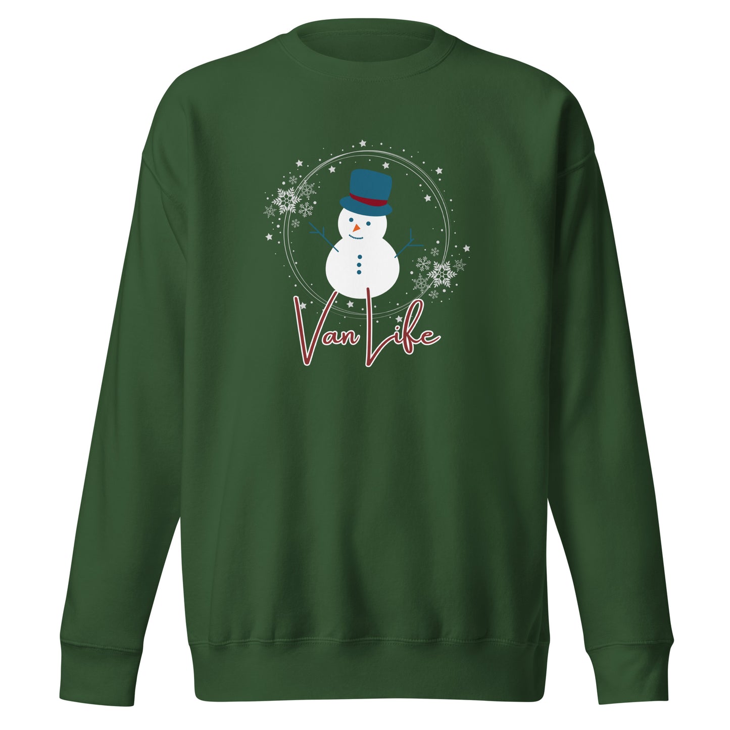 Vanwear Van Life Christmas Sweatshirt - Snowman