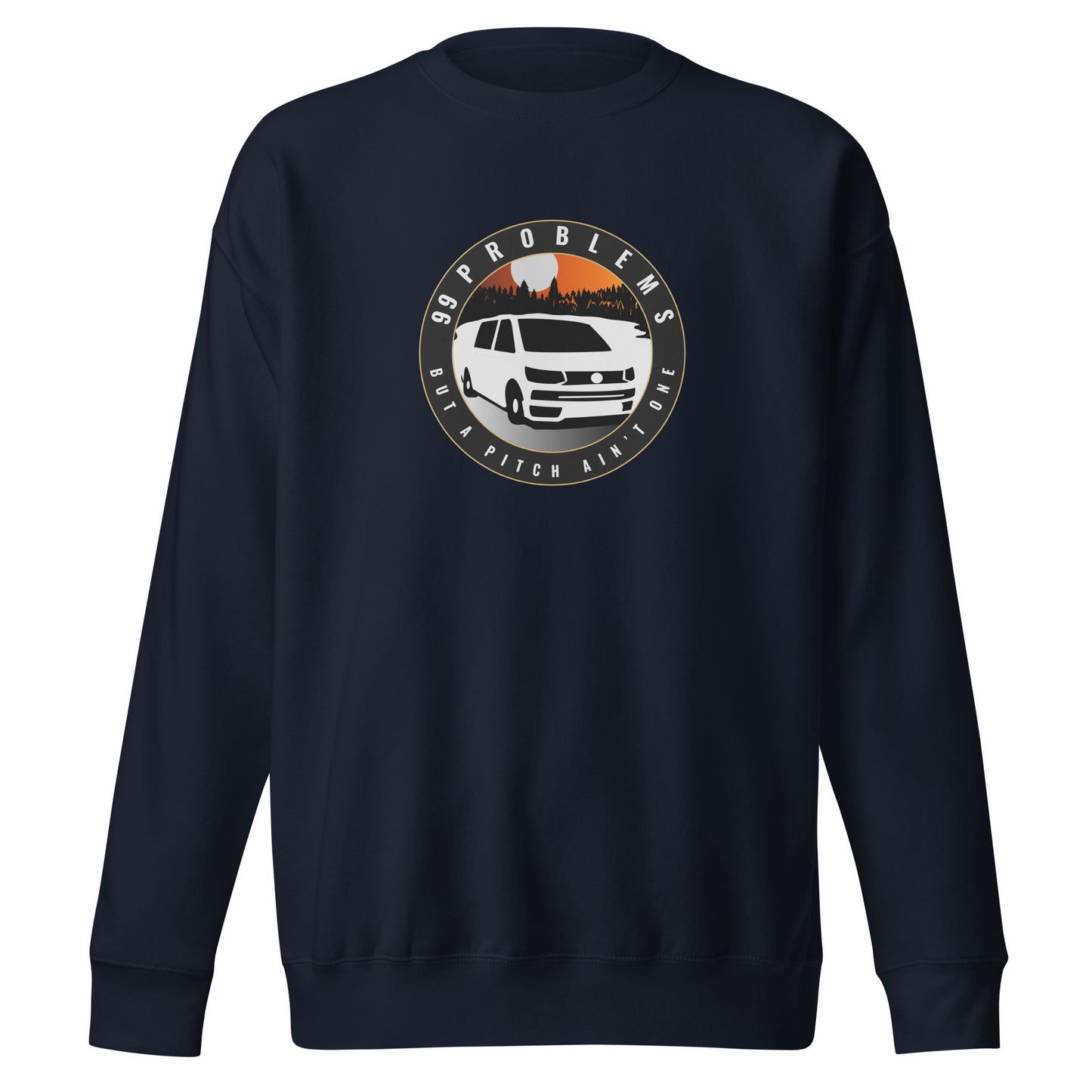 Vanwear Volkswagen VW T5 99 Problems Campervan Sweatshirt - Lakeside