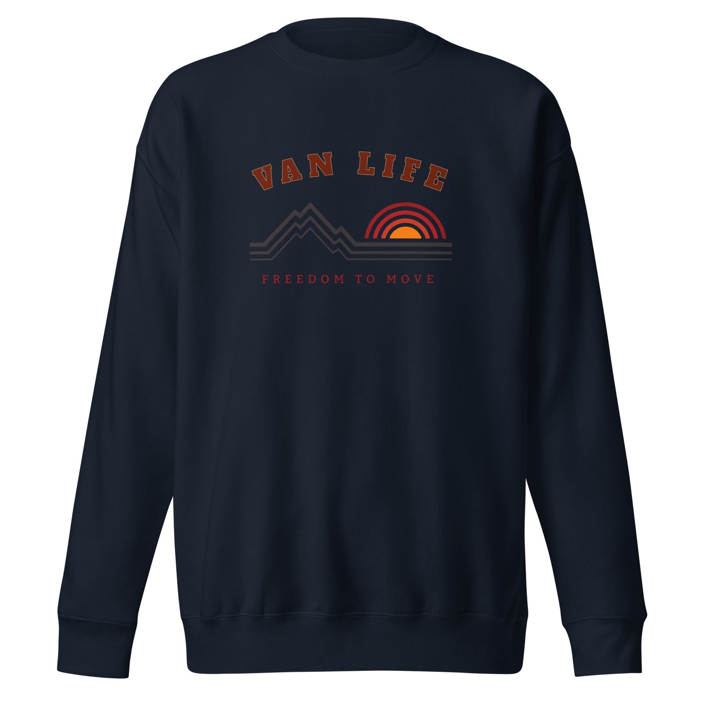Vanwear Van Life Sweatshirt - Mountain Peaks