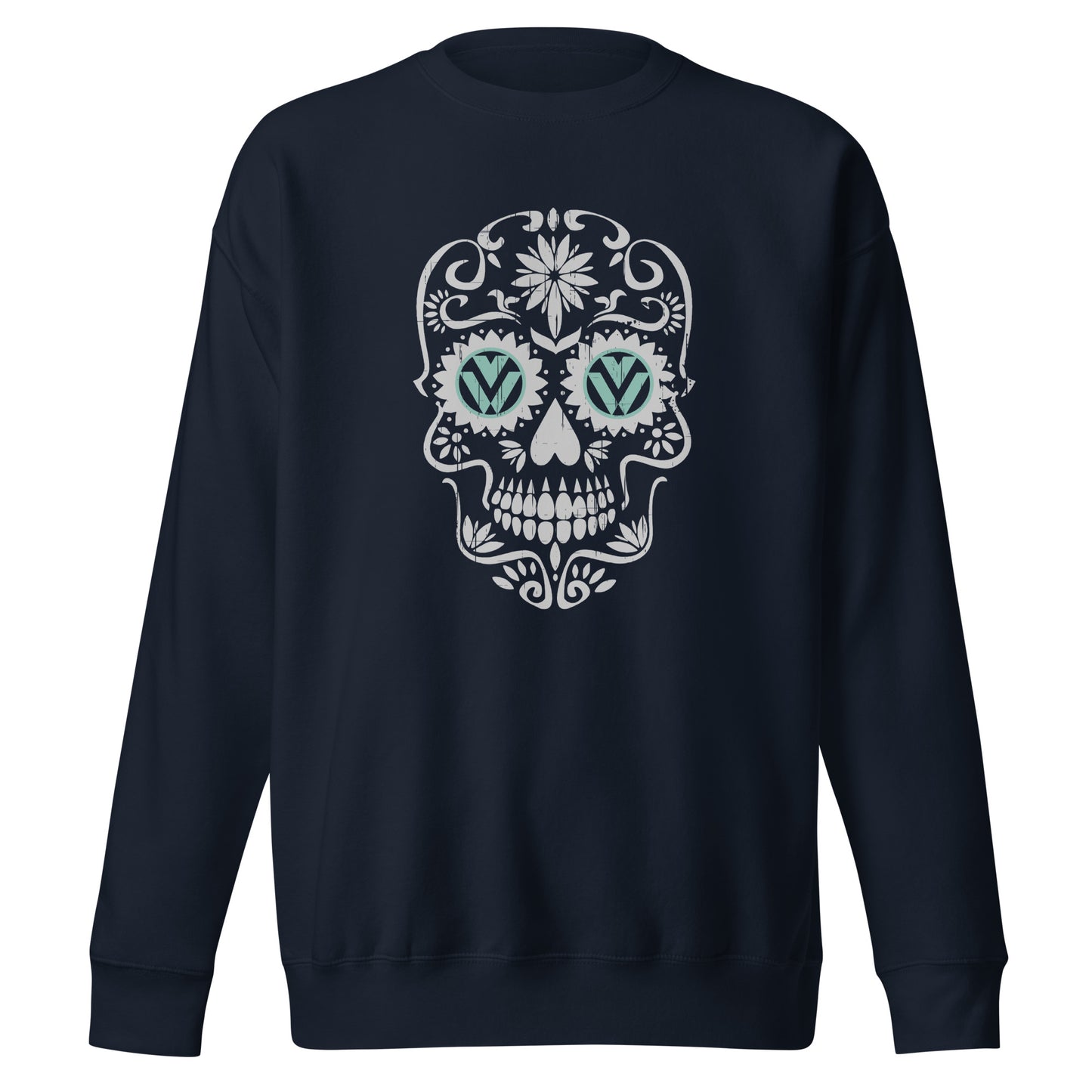 Vanwear Sugar Candy Skull VW Campervan Sweatshirt