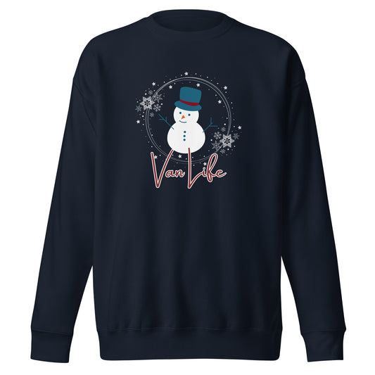 Vanwear Van Life Christmas Sweatshirt - Snowman