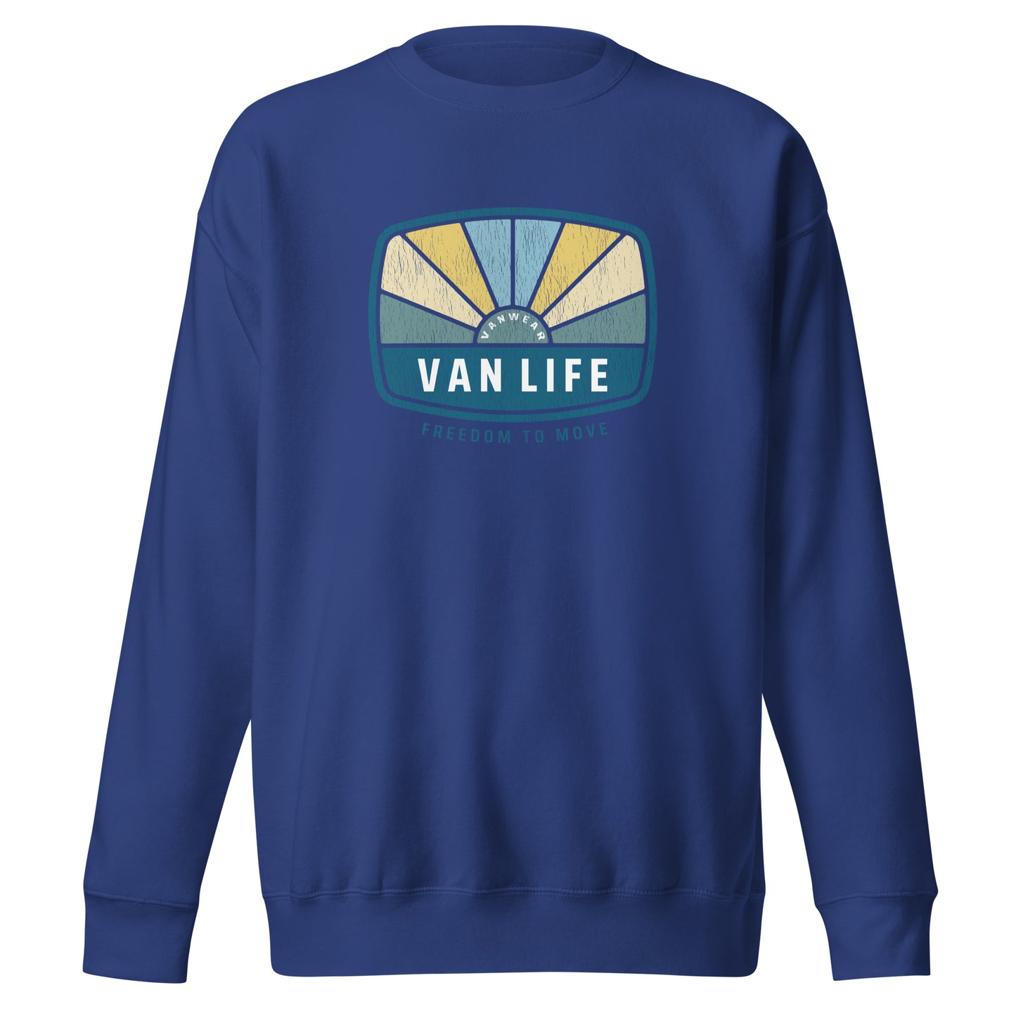Vanwear Van Life Unisex Campervan Sweatshirt - Sunrays