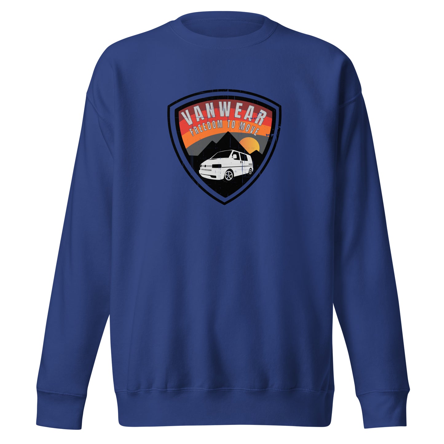 Vanwear Volkswagen VW T4 Campervan Sweatshirt - Explorer Shield