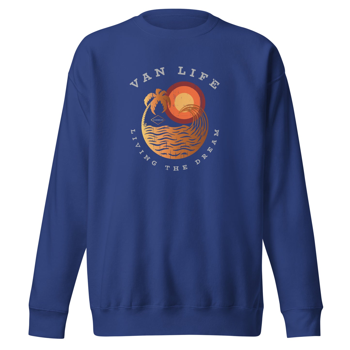 Vanwear Van Life Sweatshirt - Sunset Wave