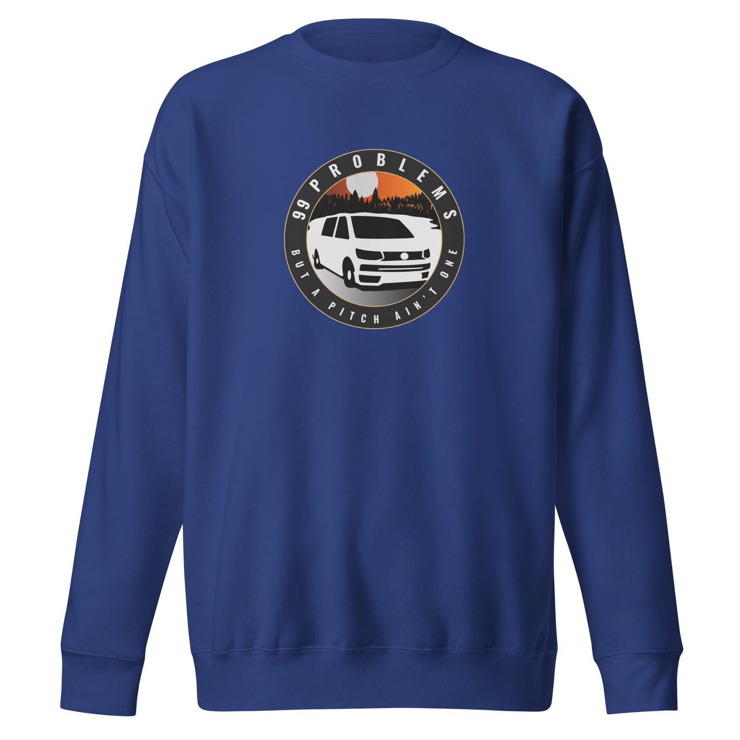 Vanwear Volkswagen VW T5 99 Problems Campervan Sweatshirt - Lakeside