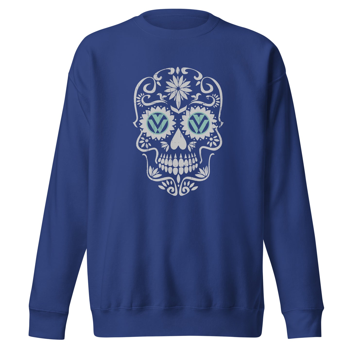 Vanwear Sugar Candy Skull VW Campervan Sweatshirt